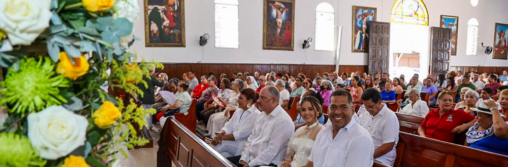 PRESIDENTE DE LA ASAMBLEA NACIONAL, PRESENTE EN LITURGIA EN HONOR A SAN JUAN BAUTISTA
